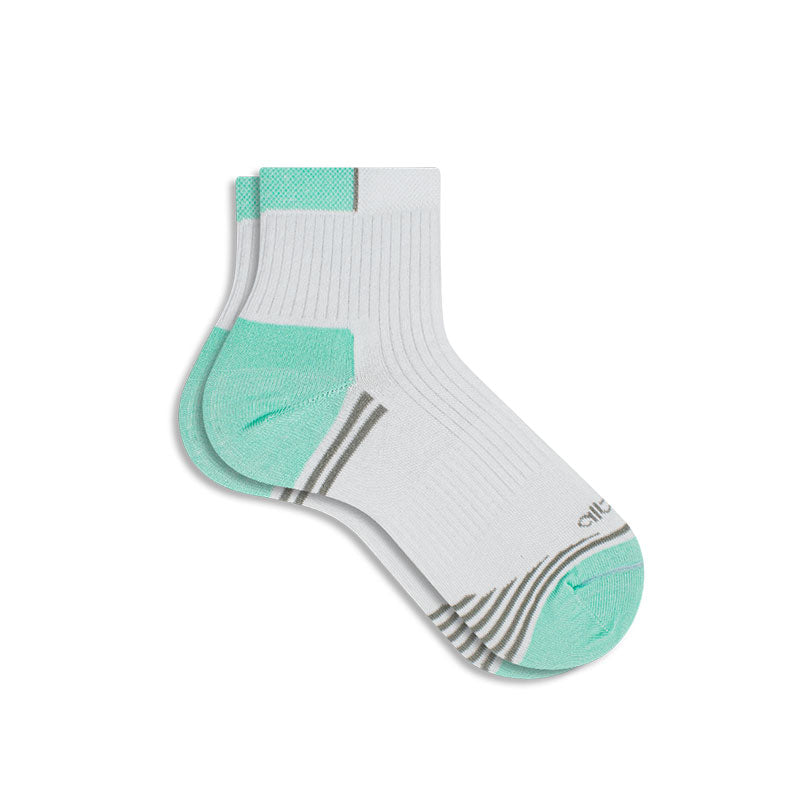 TOBILLERA DELGADA DISEÑO NEON BLANCO AGUAMARINA