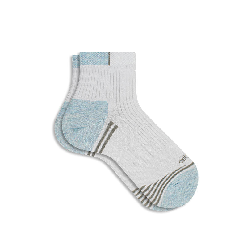 TOBILLERA DELGADA DISEÑO NEON BLANCO CELESTE