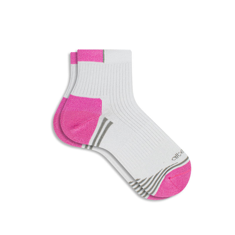 TOBILLERA DELGADA DISEÑO NEON BLANCO CROCO