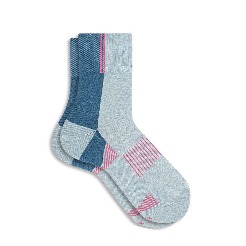 TOBILLERA PLANTA AFELPADA MOSH CELESTE JASPEADO