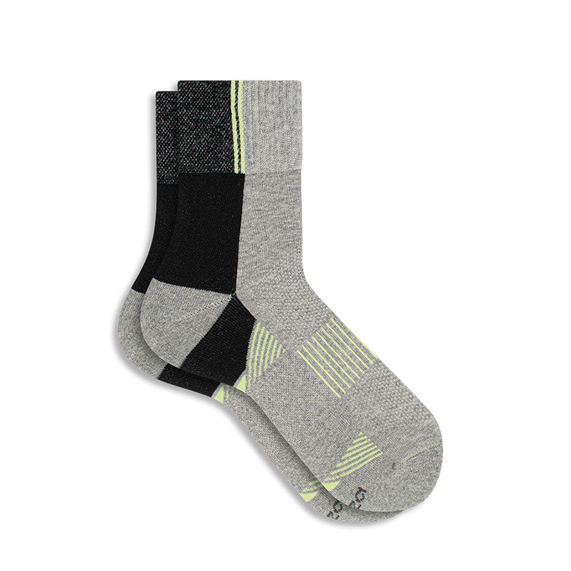 TOBILLERA PLANTA AFELPADA MOSH PLOMO VERDE