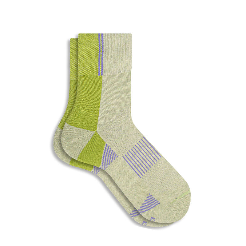 TOBILLERA PLANTA AFELPADA MOSH VERDE JASPEADO